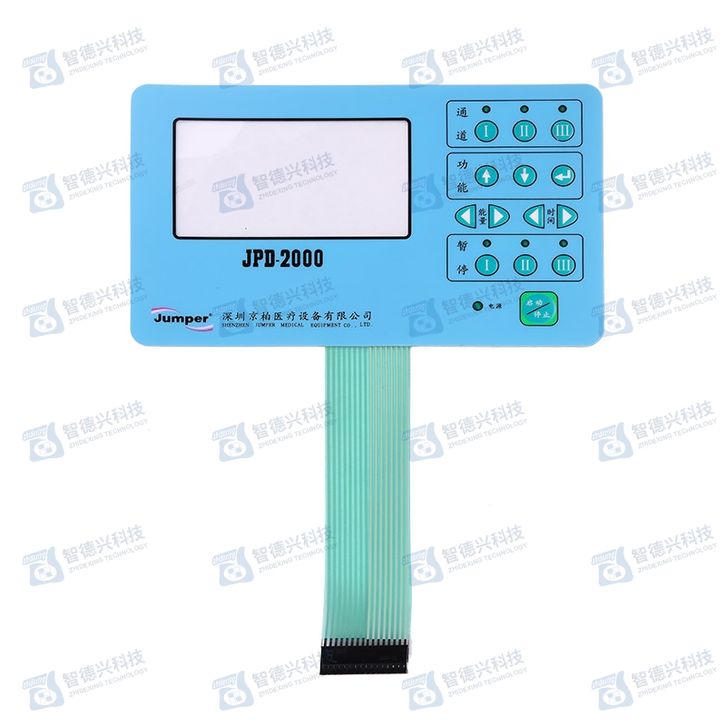 Medical device type membrane switch