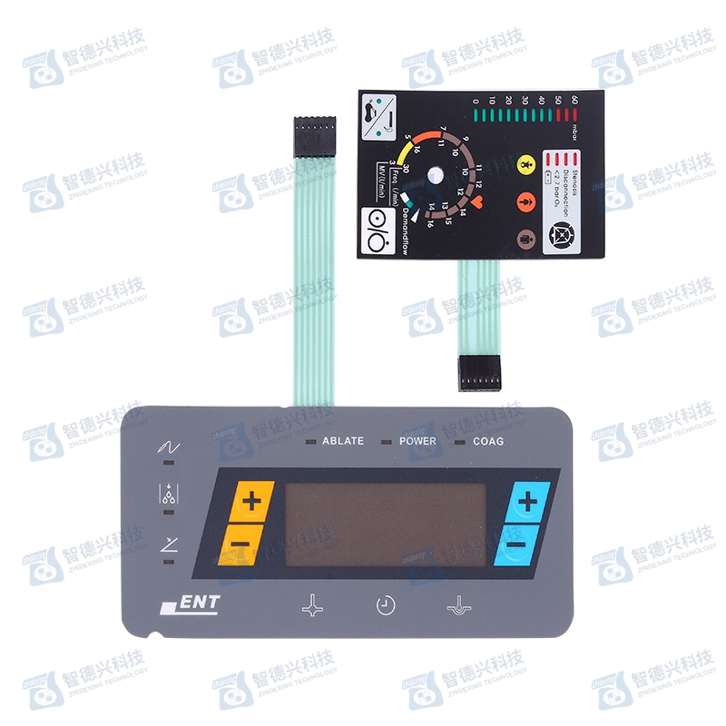 Medical device type membrane switch