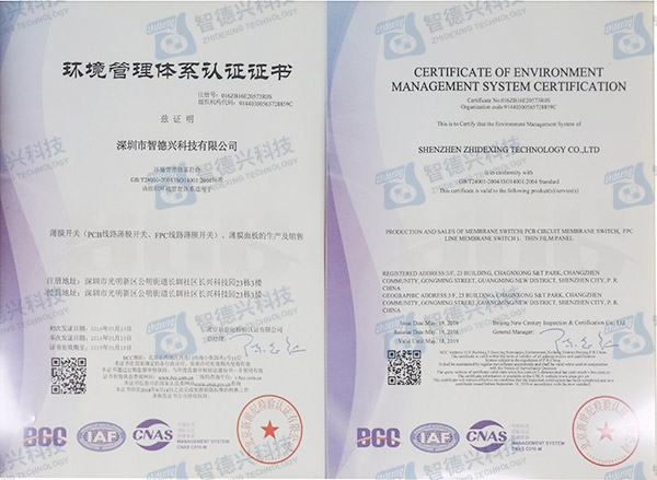 ISO4001 Environmental Management System Certification